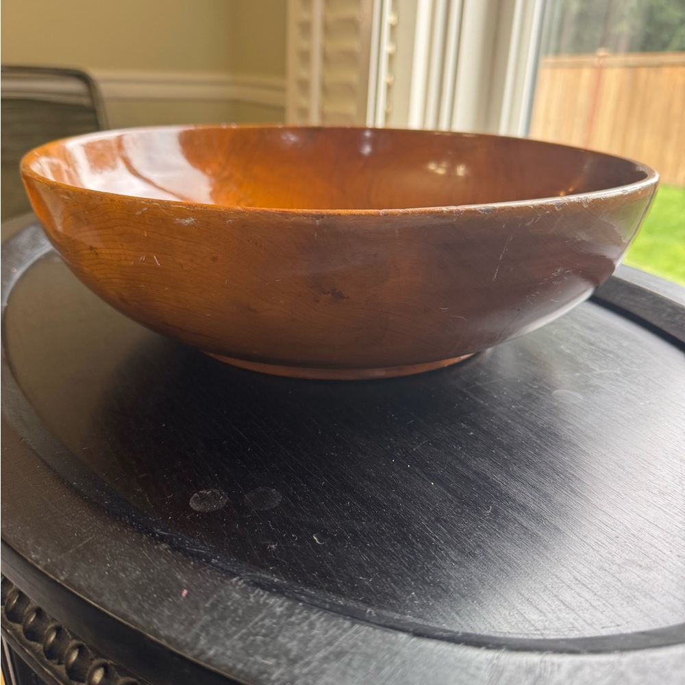 Handmade wood bowl